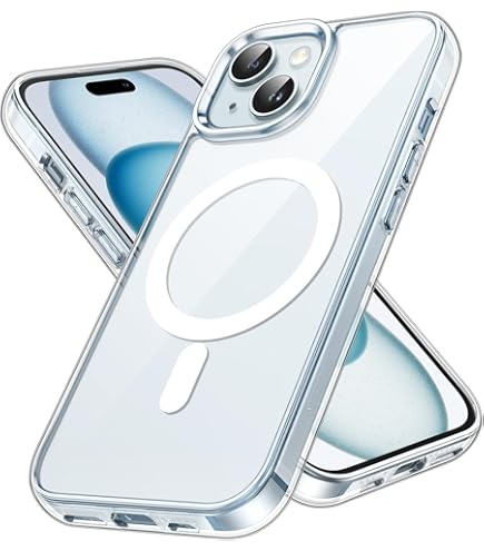 Custodia Trasparente LISEN Per IPhone 15 Plus - Antiingiallimento, Magnetica MagSafe, Protezione Militare - Foto 10