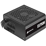 Corsair CX-M Series, CX750M, Modular Power Supply, 80 Plus Bronze, Black