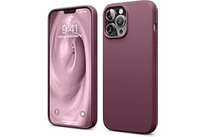 elago Etui z płynnego silikonu premium kompatybilne z iPhone 13 Pro Max (6,7"), pełna ochrona, 3-warstwowe, odporne na uderzenia, 3-warstwowe etui na telefon, wyściółka