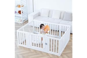 Gupamiga Parque Infantil Bebe 150 x 110 cm, Corralito para Niños y Niñas, Parque de Juegos para Bebe PLP-WL071-10