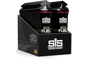 ‎SCIENCE IN SPORT Science in Sport Beta Fuel Gel 30 x 60ml Erbeere & Limette - Energiereiches Kohlenhydrate Gel mit 40g Kohlenhydrate, Leicht verdauliches Energy Gel für optimale Leistung