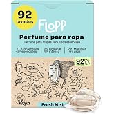 Flopp - Fresh Mist Laundry Perfume with Natural Essential Oils in Tablets - Strong Lasting Fragrance - Fruit Notes - 92 Capsu