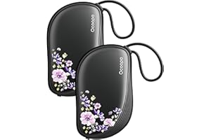 ‎OCOOPA OCOOPA Handwärmer Elektrisch 2er-Pack, Kamm-Design, Wiederverwendbar 4000mAh Taschenwärmer, nur 1,5 cm dünn, passt in Handschuhe und Taschen, Weihnachten Geschenk, Frauen, Winter-Essentials, UT5 Sway