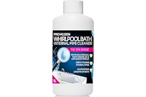 Pro-Kleen Whirlpool Bath Internal Pipe Cleaner (1L) - Provides a Deep, Hygienic Clean to Remove Limescale, Soap, Oil, Grease & Unpleasant Smells from Internal Pipes