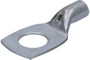 KALITEC 10 sztuk Cembre A2-M10 końcówka kablowa 10 mm² M10 nieizolowana z miedzi ocynkowana