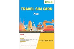 MEWFI China Sim Card 5G Network 30 Days 20GB Data, 300 Minutes Talk Plus 300 Texts
