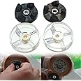 Generic 4Pcs Combo Parts Rubber Gear Drive Gear Spare Part for Magic Bullet Juice Extractor