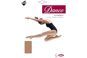 Silky Mädchen Tanz-Strumpfhose mit Schimmer-Effekt (9-11 Jahre) (Toast)