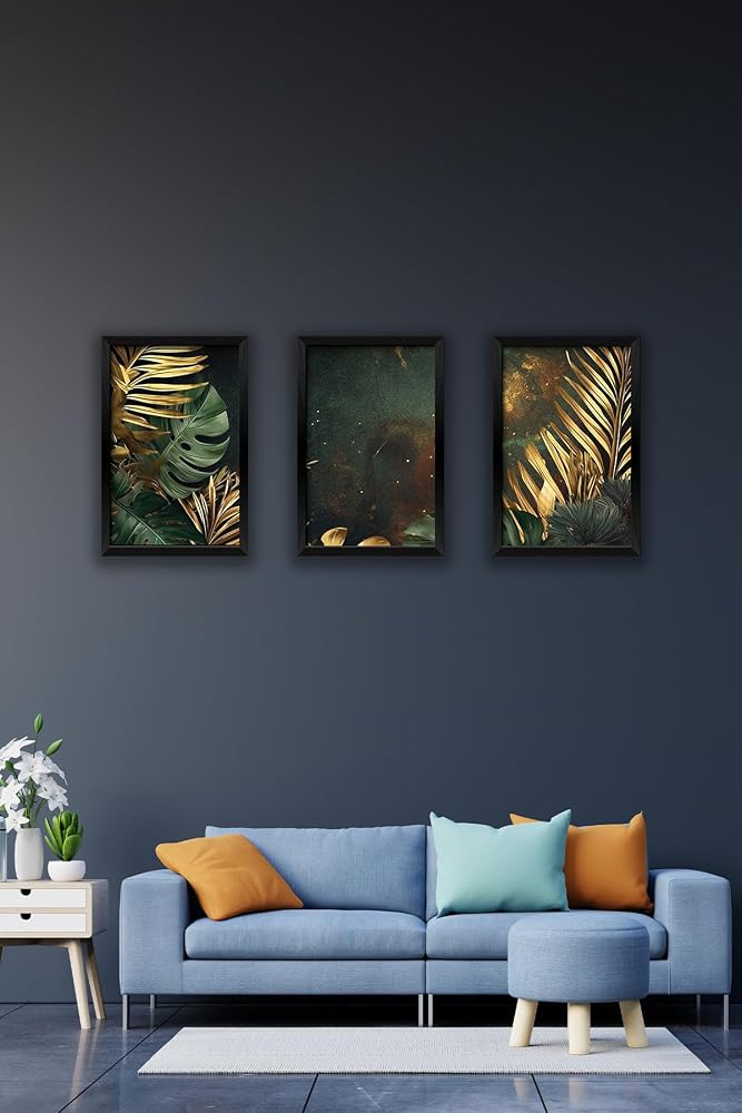 Artavessa 3 Parça Çerçeve Görünümlü Mdf Tablo Seti