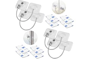 KAIYINGXIN 4 Pezzi Lucchetto Frigorifero Bambini-Blocco Frigorifero con Chiave-Blocco Finestra-Blocco Porta Del Frigorifero-per Sicurezza dei Bambini Utilizzato su Frigoriferi Armadi Asciugatrici Lavatrici