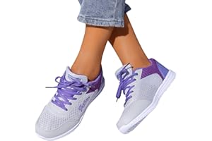 ‎FANNYFUNY Flache Schuhe Für Damen Air Cushion Diabetiker Schuhe Leichtgewichts Atmungsaktiv Cushion Wasserdicht Flach Plateau Shoes Outdoor Sportlich Schuhe Bequeme Leistungsstarke Wmshoes Sneakers Schuhe
