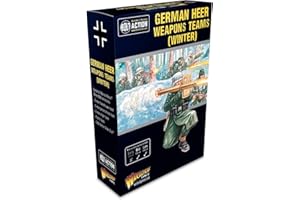 Warlord Games Equipos alemanes de Armas Heer (Invierno) – Miniaturas a Escala de 28 mm para acción de Pernos miniaturas Altamente detalladas de la Segunda Guerra Mundial para Juegos de Guerra de Mesa