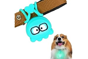 LaRoo Safety LED-Flashing Light for Dogs & Cats - Pendant Keyring & Clip-on Collar Charms - Waterproof Blinker Light for Walking & Outdoor Sports