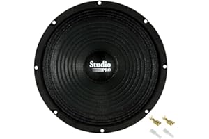 GK SOUND KIT SET PER PYRAMID WH10 1 altoparlante diffusore 25,00 cm 250 mm 10" da 150 watt rms e 300 watt max impedenza 8 ohm per casa feste party karaoke, 1 pezzo + accessori di montaggio