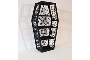 Kraftopia Uk Gothic coffin Shelving spiders web