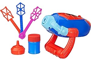 HASBRO Marvel Spidey and His Amazing Friends, Water-Webs, Lanzaburbujas, Juguete electrónico para Juego de ro