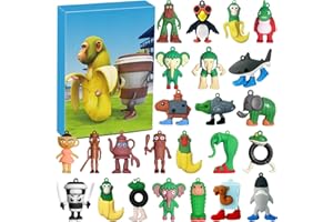 WONLONDA Advent Calendar 2025, 24-Piece Character Figure Collection, Collectibles Cartoon Figures for Kids & Adults Gifts for Fans,Colleagues,Friends (Brainrot)
