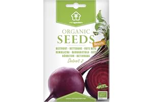 Remolacha Detroit 2. Semillas ecológicas certificadas Minigarden. Contiene entre 200 y 300 semillas