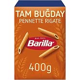 Barilla Tam Buğday Kalem Makarna (Integrale Pennette Rigate) 400 g.