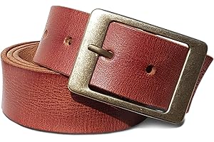 ROYALZ Pasek skórzany w stylu vintage, damski do dżinsów, garnituru, spodni damskich, 4 mm, gruby, skóra pełna, 38 mm, pasek damski