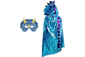 DKINY Capa de Dinosaurio niños Sant Jordi Disfraz dinosaurios niño Disfraz dragón niño Cosplay Capa con máscara Abrigo de dragón Ropa Juegos de rol Halloween Fiesta temática Carnaval Mascarada Chicos