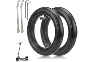 HPGAAVD 8 1/2x2 Cámaras de Aire Reforzadas，8.5 Pulgadas Cámaras de Aire para Patinete Eléctrico para Xiaomi M365 Pro/1S/Mi 3/Soflow So3/So4 Pro，2pc Neumático de repuesto y 2 herramientas de montaje