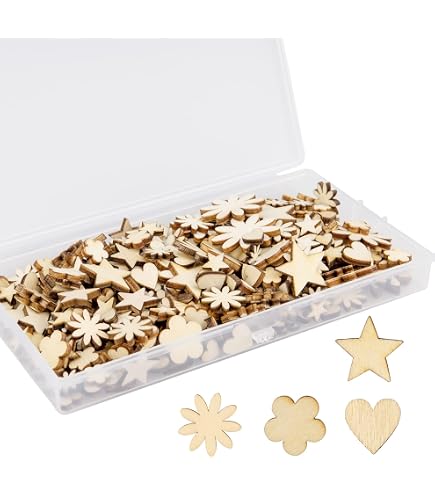 JIHUOO 100 Pièces Embellissements en Bois Feuille Tranche en Bois Forme de Feuille d'Érable Décorations en Bois pour Artisanat Bricolage JIHUOO 100 Pièces Embellissements en Bois Feuille Tranche en Bois Forme de Feuille d'Érable Décorations en Bois pour Artisanat Bricolage