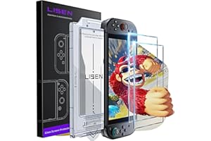 LISEN Lot de 2 Verre Trempé pour Nintendo Switch 2 2025 Film Protection Écran Accessoires pour Switch 2 Console Écran Protection [Anti-Reflets, sans Bulles, Installer Facile] Ultra HD Dureté 9H