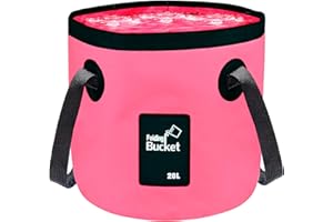 Idefair 20L Cubo de Agua Plegable,Lavabo Que Ahorra Espacio Contenedor de Almacenamiento de Agua Plegable Cubo Plegable para Acampar para Viajar Senderismo Pesca Jardinería Lavado de Autos