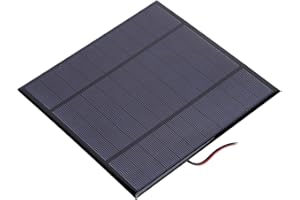 DAUERHAFT Mini ładowarka do paneli słonecznych, zewnętrzna ładowarka słoneczna, 5 V, 4,5 W, 900 m, stabilny polikrzemowy panel słoneczny, do solarnych ładowarek do telefonów komórkowych, do aktywności na
