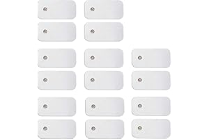 MEDFIT MED-FIT 5 x 10 cm Flexi STIM 16 x 3,5 mm Stud (type snap/boutons) TENS Coussinets autocollants s'adaptent avec BEURER, SANITAS et VIRTUALMENT toutes les machines de massage TENS sur Amazon.