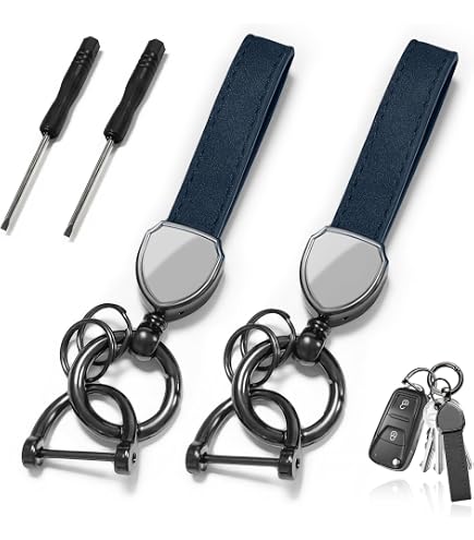 Bracelet Porte-clés élastique Uniclife - Nylon Tressé, Avec Mousqueton 360°, 2 Anneaux, Attache Et Lanière - Beige