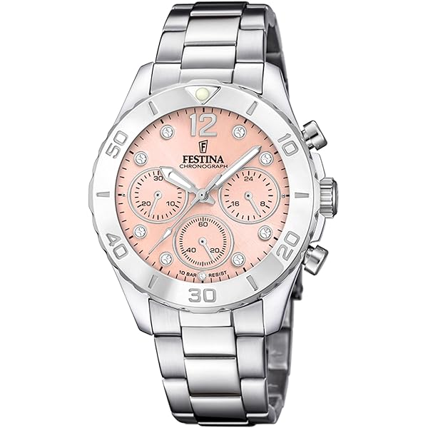 MONTRE F20258/1 ARGENTÉ, BRACELET EN ACIER, FEMME