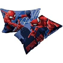 Plaid polaire extra doux imprimé - SPIDERMAN ACTION - Bleu - 125x150cm - Maison