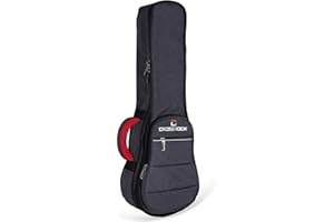 Crossrock Tenor Ukulele Bag with 10mm Padded Backpack Straps in Dark Grey (CRSG107TUDG)