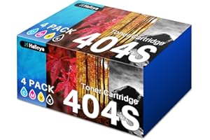 Halloya 404S CLT-404S CLT-P404C Pack de 4 Toner Compatible pour Toner Samsung C480W pour Samsung Xpress C483W C430W C480FW C430 C480 C480FN CLT-K404S CLT-C404S CLT-M404S CLT-Y404S (4 Pack)