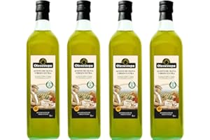 OLEOESTEPA - Aceite de Oliva Virgen Extra - SIN FILTRAR - Botellas - Pack 4 x 1L
