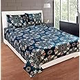RD TREND 190 GSM Flannel Warm bedsheets for Winter Double Flat Size (90 x 100 Inches) with 2 Pillow Cover Size (18x28 Inches) Color-Teal Green