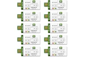FRESHLIANCE FOCUS ON FRESH AND SAFE LIFE ONLY Freshliance USB Temperatur Datenlogger mit 30000 Messwerte, Einweg Temperaturschreiber mit PDF CSV Berichten, hohe Genauigkeit 60 Tage 10 Packung einmalig Kühlkette, Fresh Tag 1
