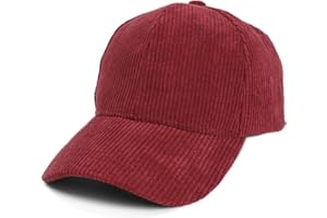 JOYISURE Baseball Cap Herren Damen Einfarbige Cord Baseballmütze Sommer Beiläufiger Schirmmütze Einstellbar Atmungsaktiv Baseballkappe UV-Schutz Baseball Kappe für Draussen,Sport und Reisen