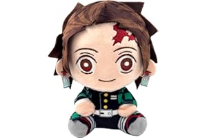 WKXINXUAN Peluche de Demon Slayer, Anime Muñeca Figura Juguete Demon Slayer Juguete, 20 cm Tanjiro Kamado Dibujos Muñeca Regalos de Cumpleaños de Navidad para Fanáticos de Niños y Niñas
