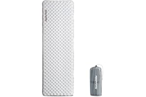 Naturehike 5.8 R-Value Matelas de Couchage de Camping 4 Saisons Matelas de Couchage Auto-gonflant Ultraléger Matelas Pneumatique Durable avec Sac Gonflable