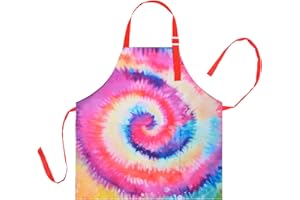 Nidoul Kinderschürze für Jungen und Mädchen, verstellbare Kochschürze mit Tasche, Küchenschürze zum Kochen, Backen, Kunst, Malen, Gartenarbeit