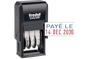 Tampon "PAYE LE" + date Printy 4850L2 Trodat