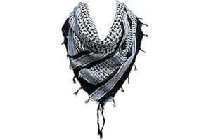 Clara Leather Jackets Cotton Shemagh Tactical Military Scarf Palestine Scarf for Men&Women