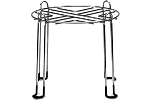 Impresa Extra Tall Water Filter Stand for Berkey, 8 x 9 in, Countertop Stainless Steel Stand for Most Medium Gravity Fed Water Coolers – Fills Tall Glasses, Pitchers, Pots