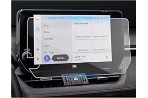 YEE PIN Folia ochronna na wyświetlacz kompatybilna z Toyota RAV4 2023, nawigacja, folia ochronna GPS RAV4 2023, folia do nawigacji, szkło hartowane 9H, ochrona przed zadrapaniami (10,5 cala)