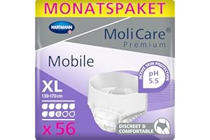 Hartmann MoliCare Premium Mobile 8 gouttes - taille XL - lot de 4 x 14 pièces
