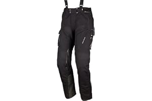 Modeka Viper LT Motorrad Textilhose (Black,L)