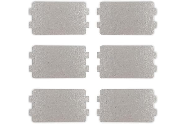 Fousenuk 6 st. glimmerplatta mikrovågsugn, vågledarskydd glimmerplattor 6,4 × 11,7 cm mikrovågsglimmer platta blad ersättning reparationstillbehör, glimmerskiva mikrovågsugn för alla mikrovågsugnar